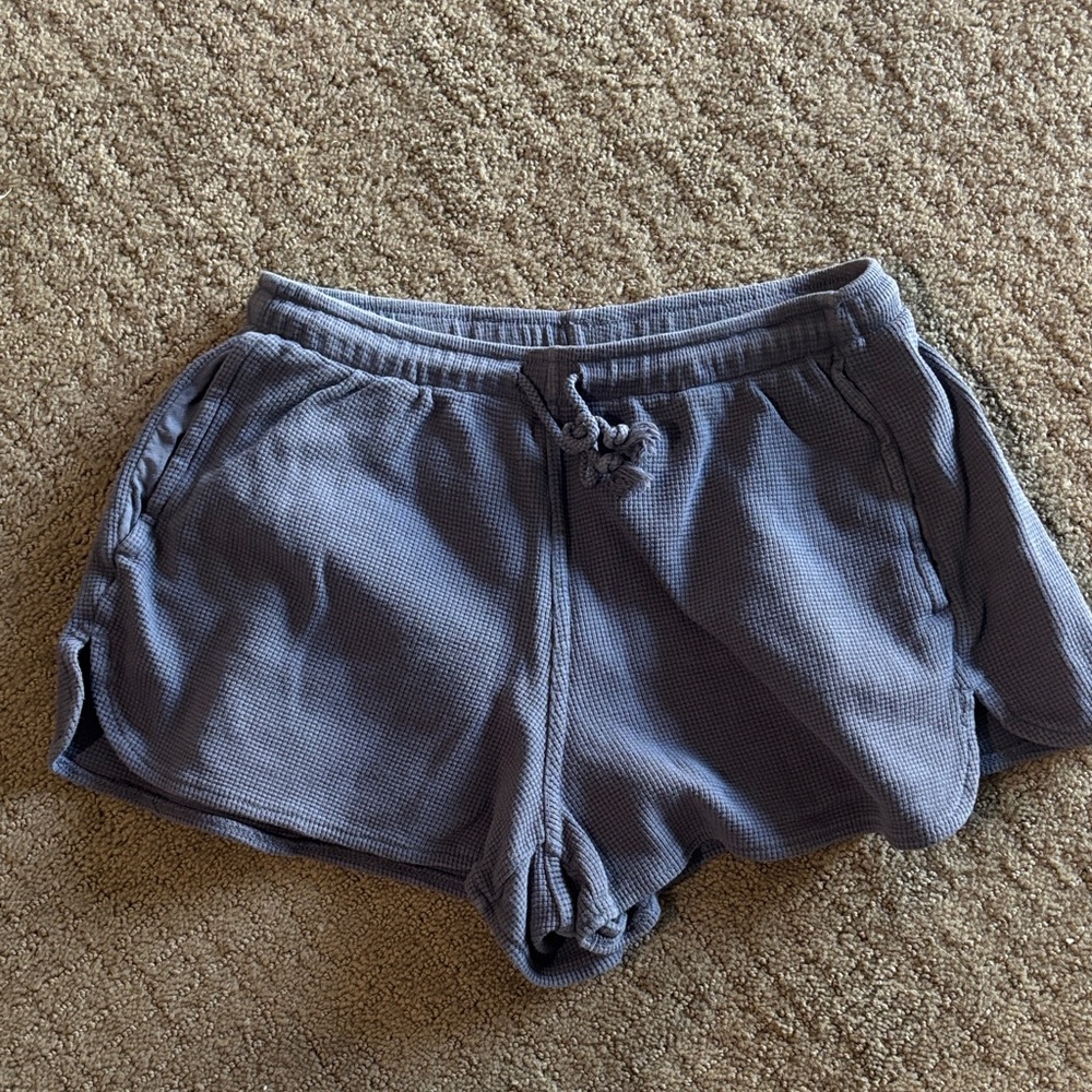 Brandy Melville Women's Gray/blue Casual Shorts one size